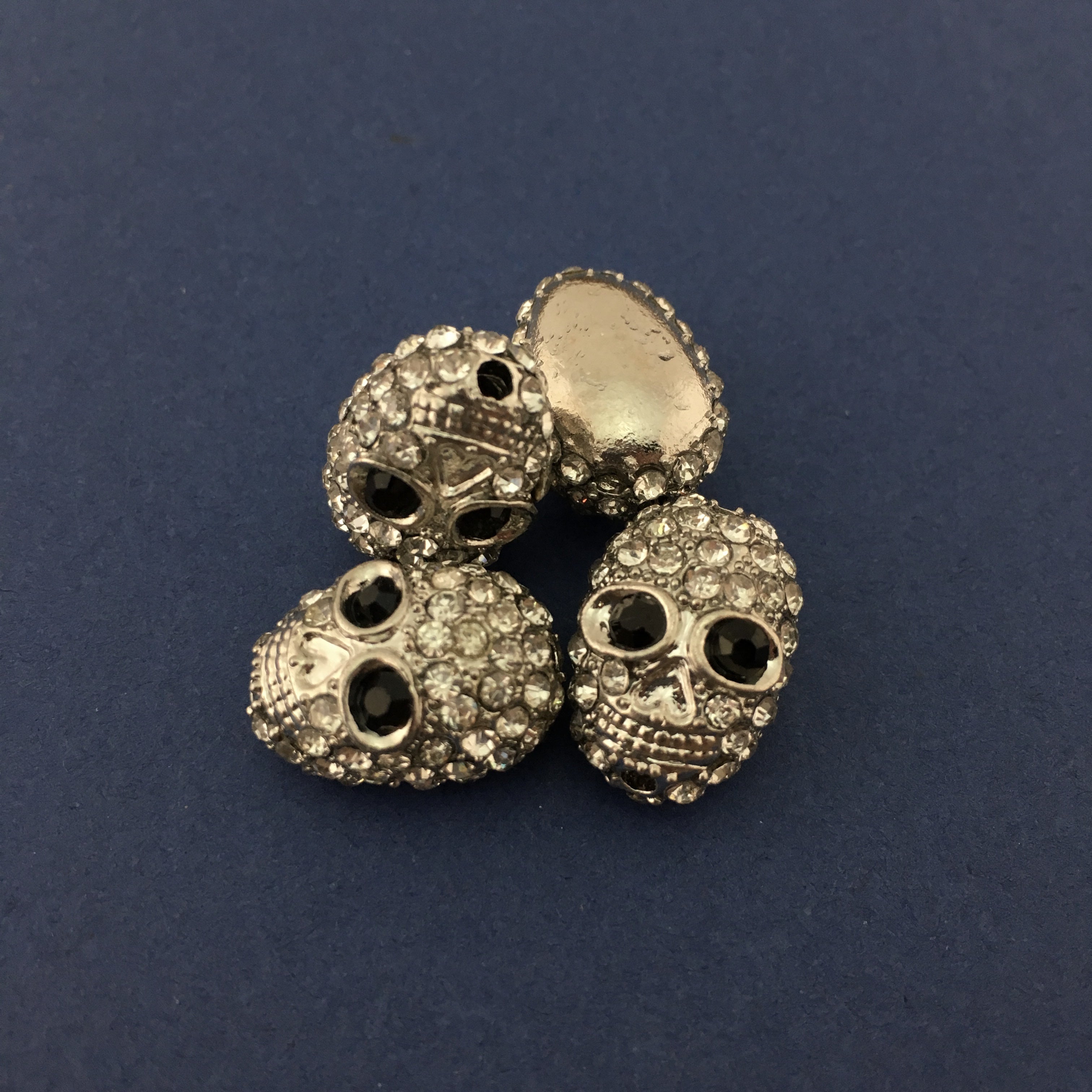 Alloy Silver Skeleton Bead | Bellaire Wholesale