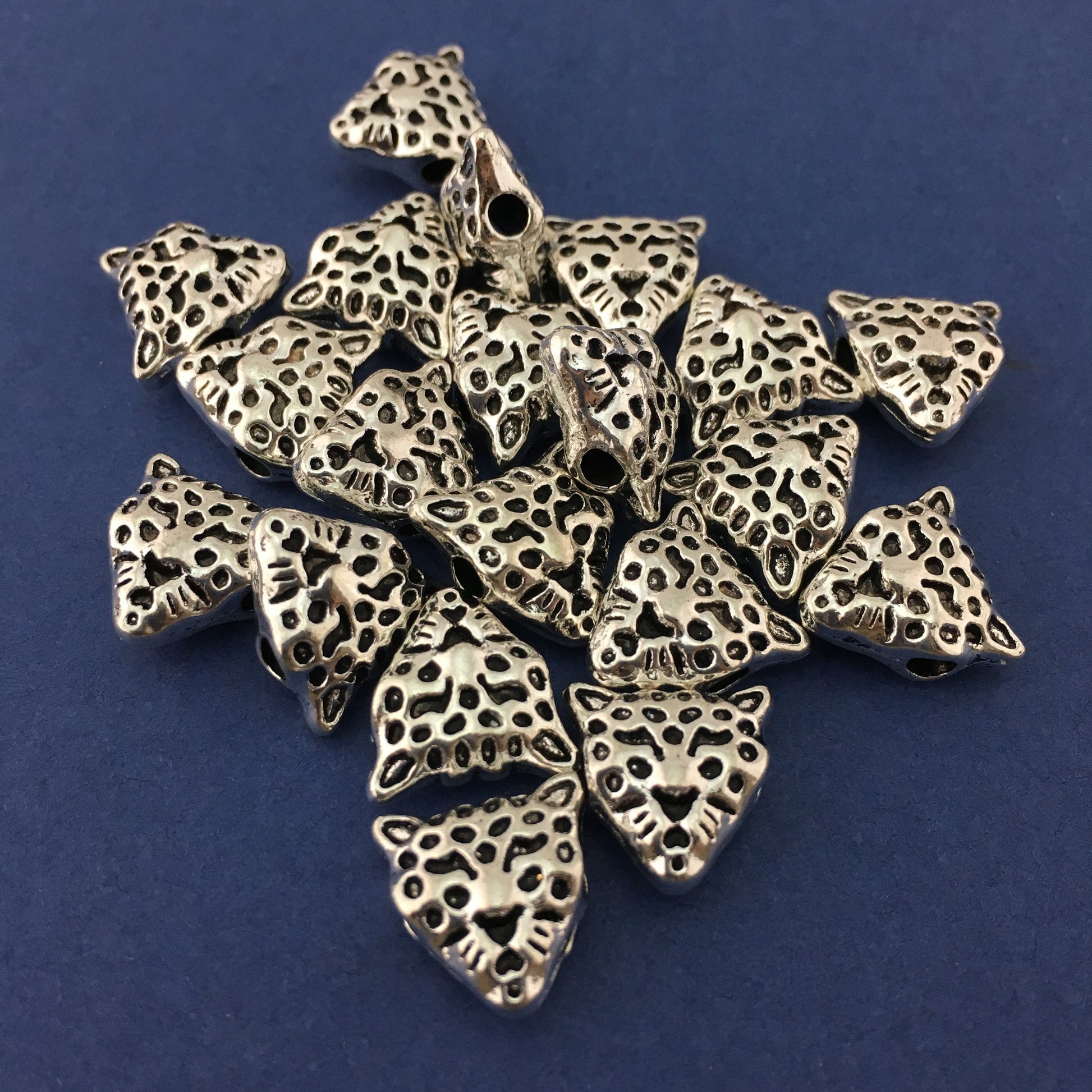 Alloy Silver Cheetah Bead | Bellaire Wholesale