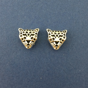 Alloy Silver Cheetah Bead | Bellaire Wholesale