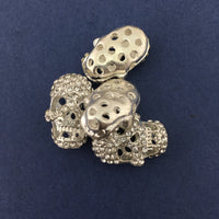 Alloy Silver Skull Bead | Bellaire Wholesale