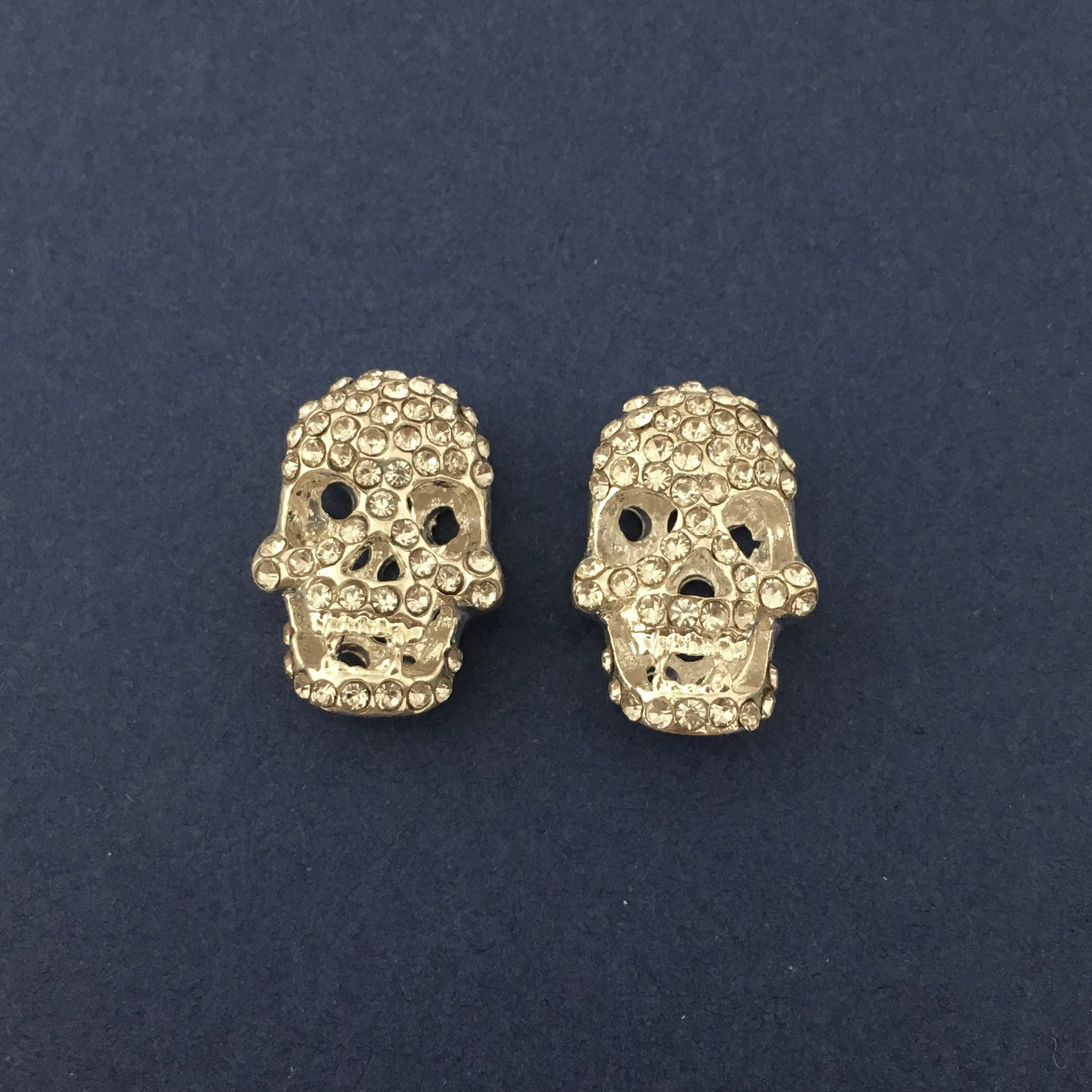 Alloy Silver Skull Bead | Bellaire Wholesale
