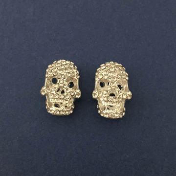 Alloy Silver Skull Bead | Bellaire Wholesale