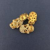Alloy Gold Skull Bead | Bellaire Wholesale
