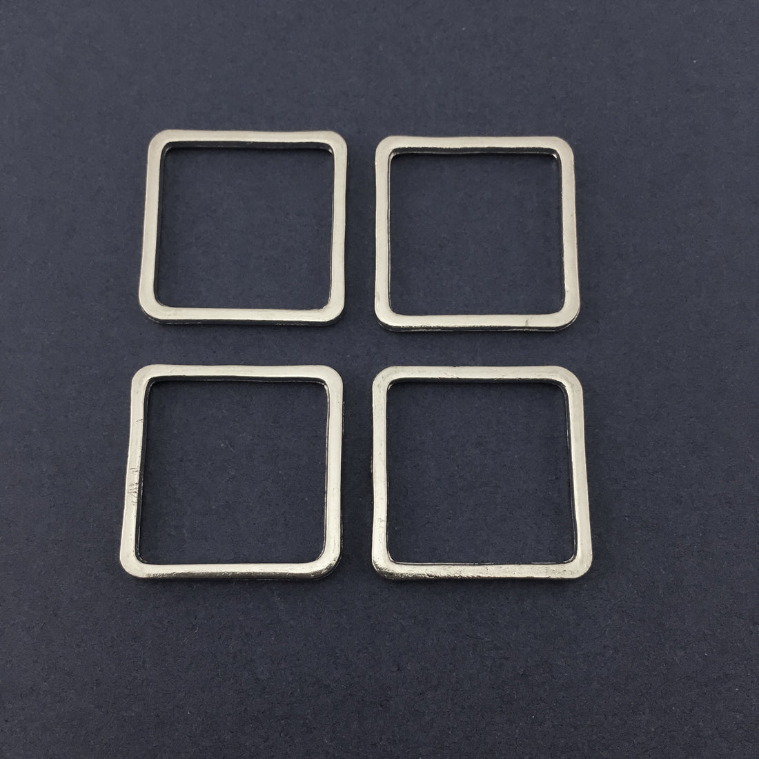 Silver Square Alloy Jewellery Connector | Bellaire Wholesale