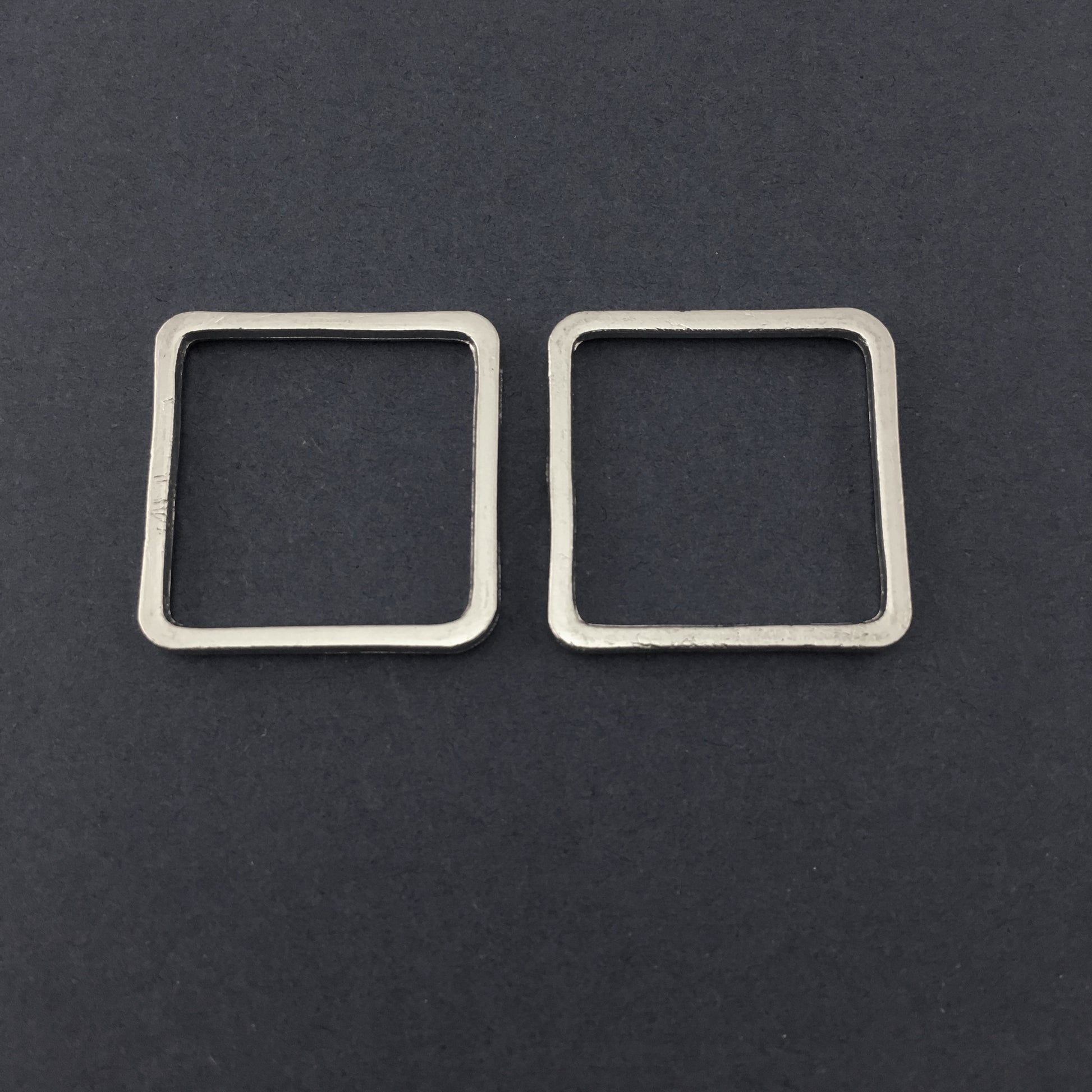 Silver Square Alloy Jewellery Connector | Bellaire Wholesale