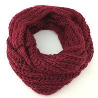 Burgundy Infinity Scarf | Bellaire Wholesale