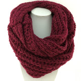 Burgundy Infinity Scarf | Bellaire Wholesale