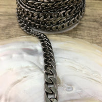 Alloy Curb Flat Chain | Bellaire Wholesale