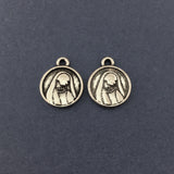 Silver 2 Sided Alloy Mary Alloy Charm | Bellaire Wholesale