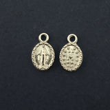 Silver Alloy 2 Sided Miraculous Mary Charm | Bellaire Wholesale