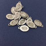 Silver Alloy 2 Sided Miraculous Mary Charm | Bellaire Wholesale