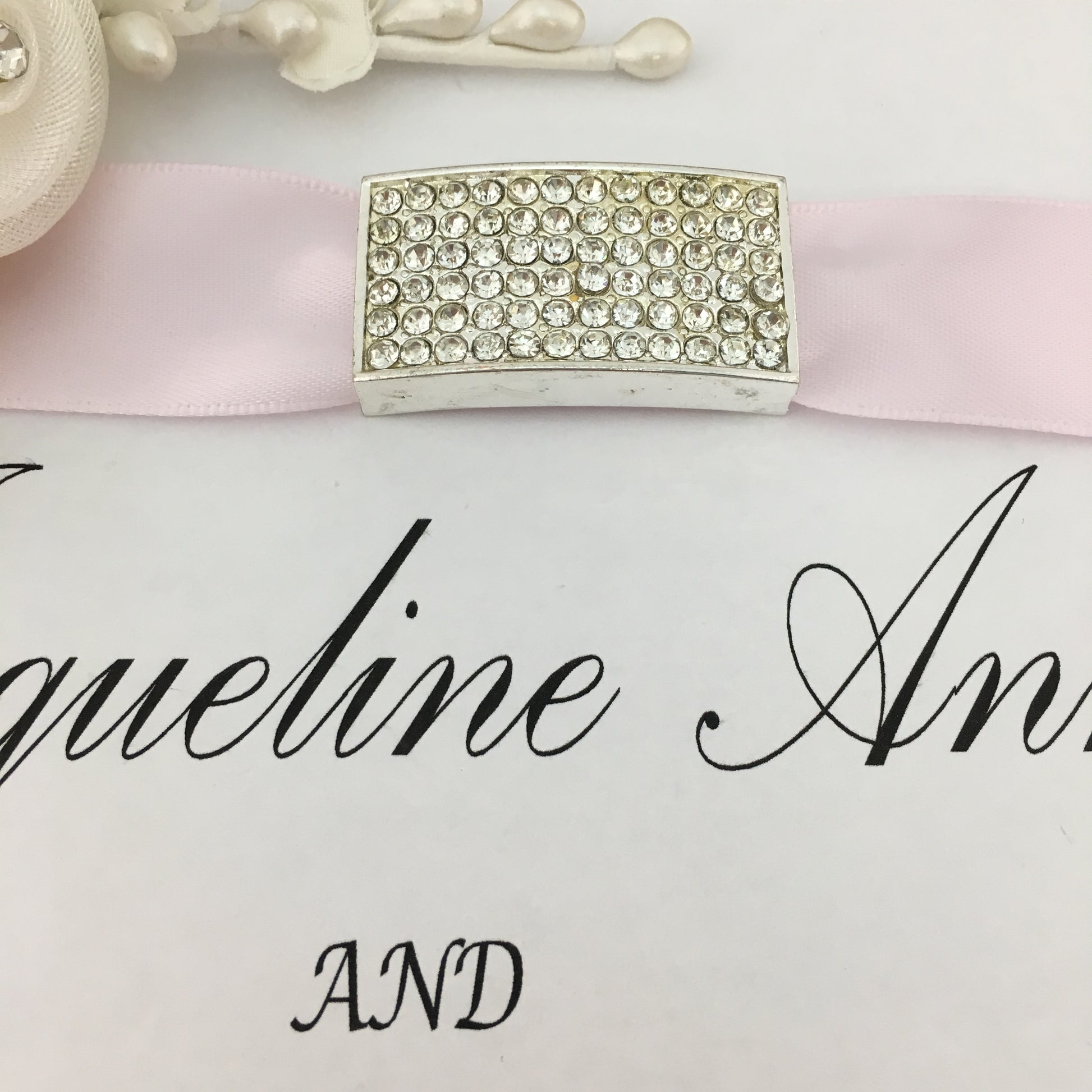 Silver Invitation Buckle Embellishments | Bellaire Wholesale