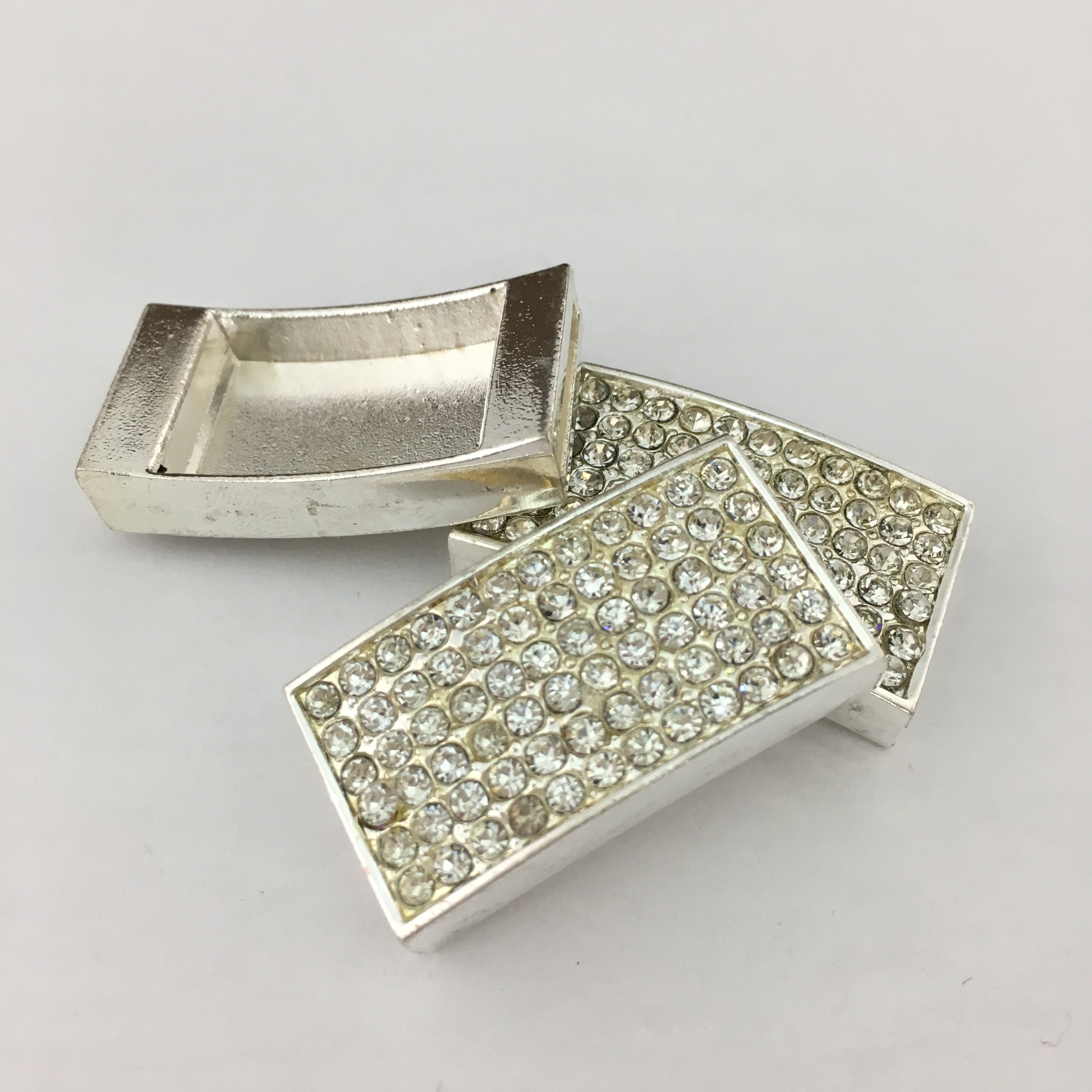 Silver Invitation Buckle Embellishments | Bellaire Wholesale