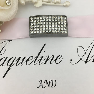 Gunmetal Invitation Buckle Embellishments | Bellaire Wholesale