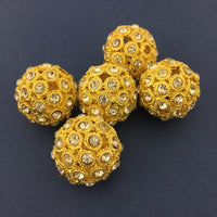 Alloy Gold Round Bead | Bellaire Wholesale