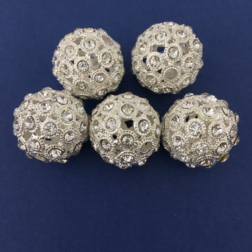 Alloy Silver Round Bead | Bellaire Wholesale