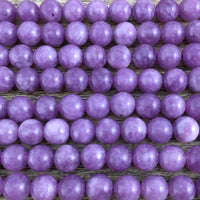 8mm Lavender Jade Bead | Bellaire Wholesale