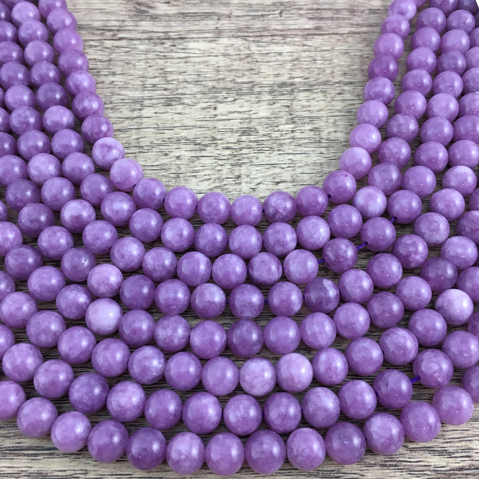 6mm Lavender Jade Bead | Bellaire Wholesale