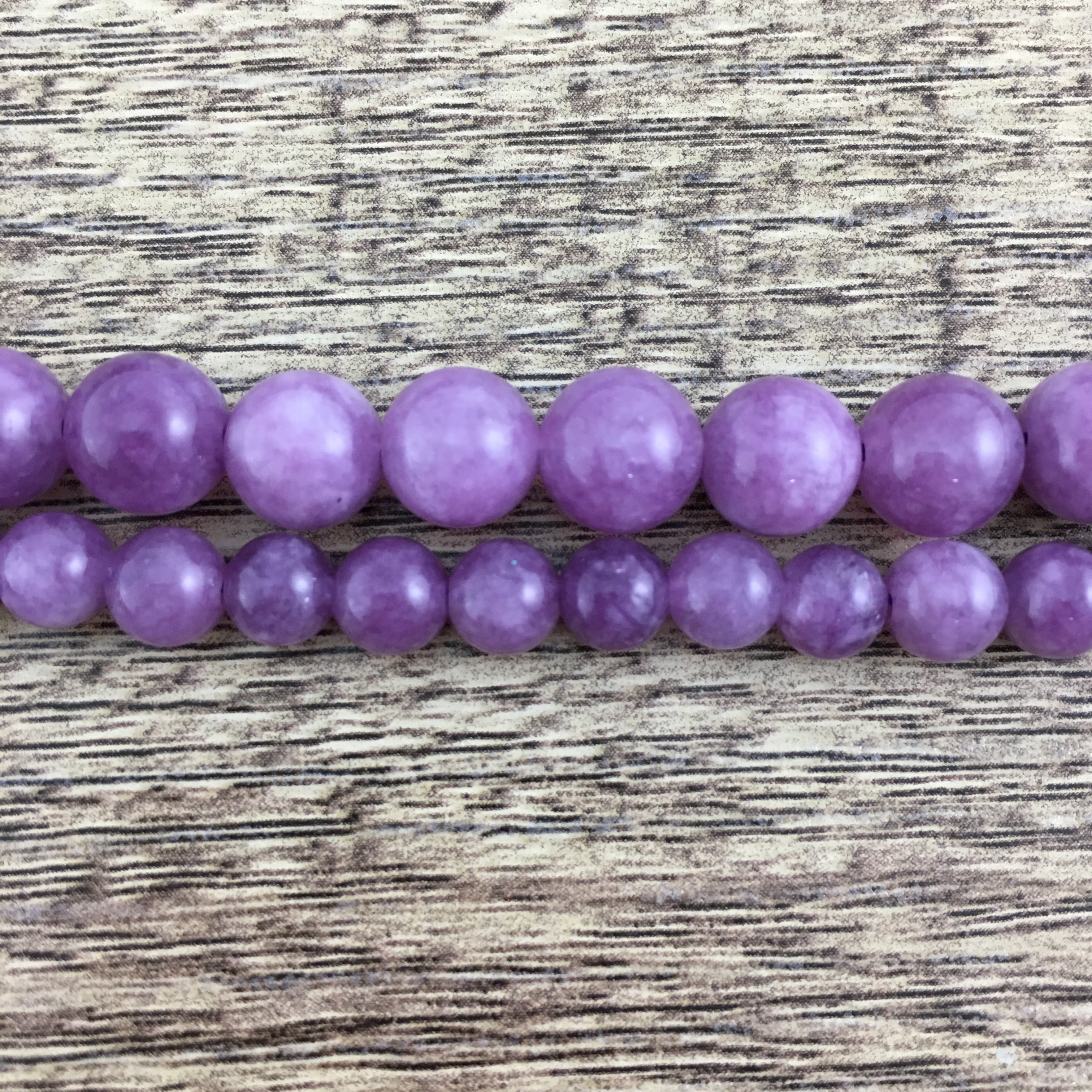 6mm Lavender Jade Bead | Bellaire Wholesale