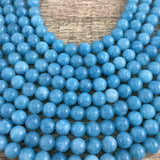 8mm Blue Jade Bead | Bellaire Wholesale