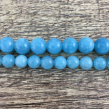 8mm Blue Jade Bead | Bellaire Wholesale