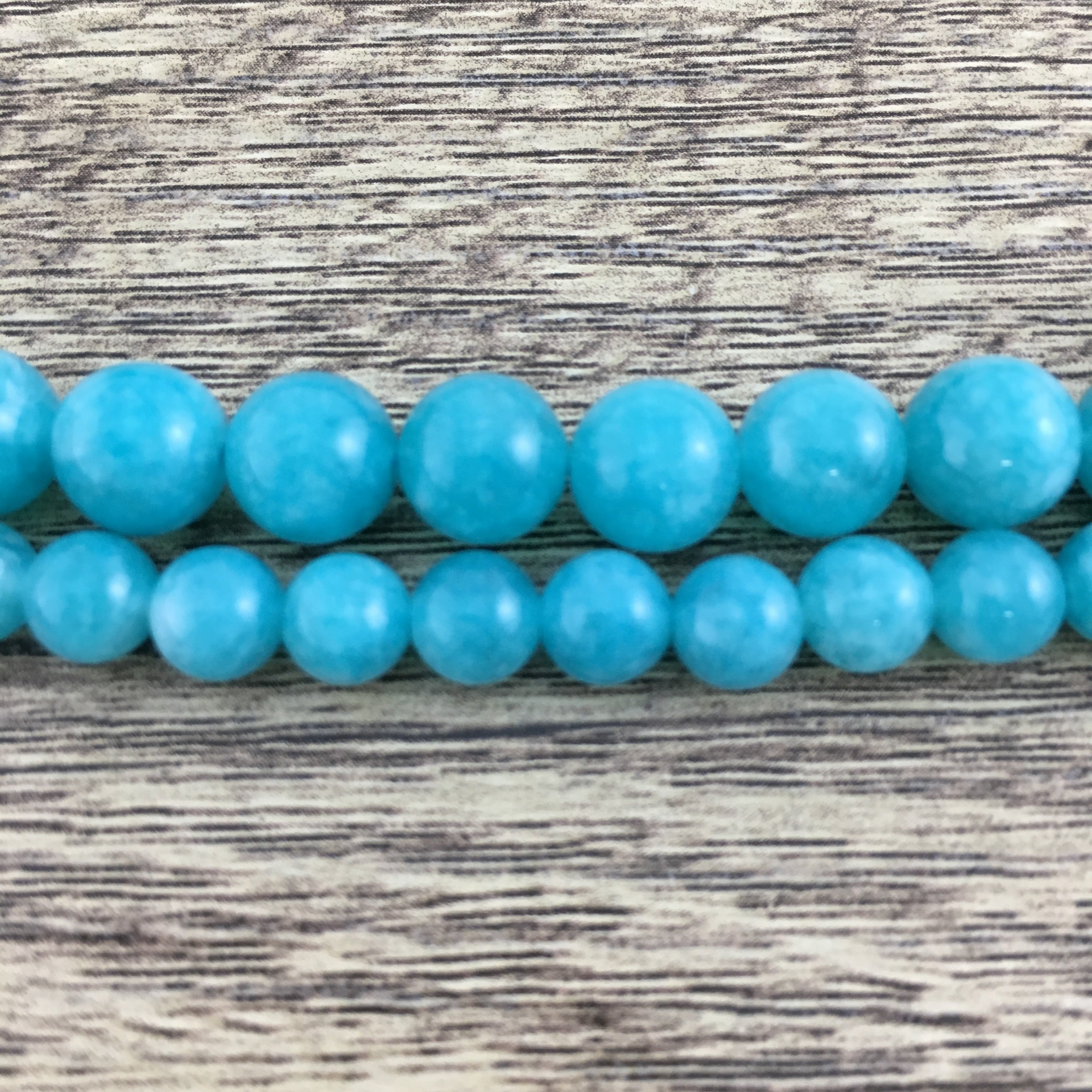 6mm Milky Blue Jade Bead | Bellaire Wholesale