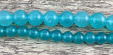 8mm Clear Sea Green Jade Bead | Bellaire Wholesale