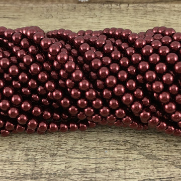 8mm Dark Bronze Faux Glass Pearl | Bellaire Wholesale
