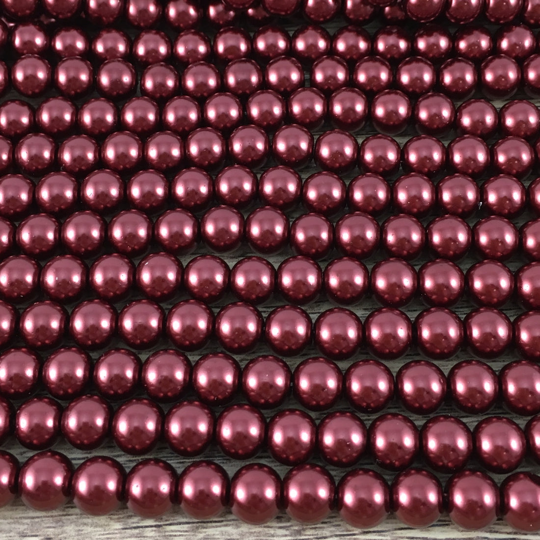 8mm Dark Bronze Faux Glass Pearl | Bellaire Wholesale