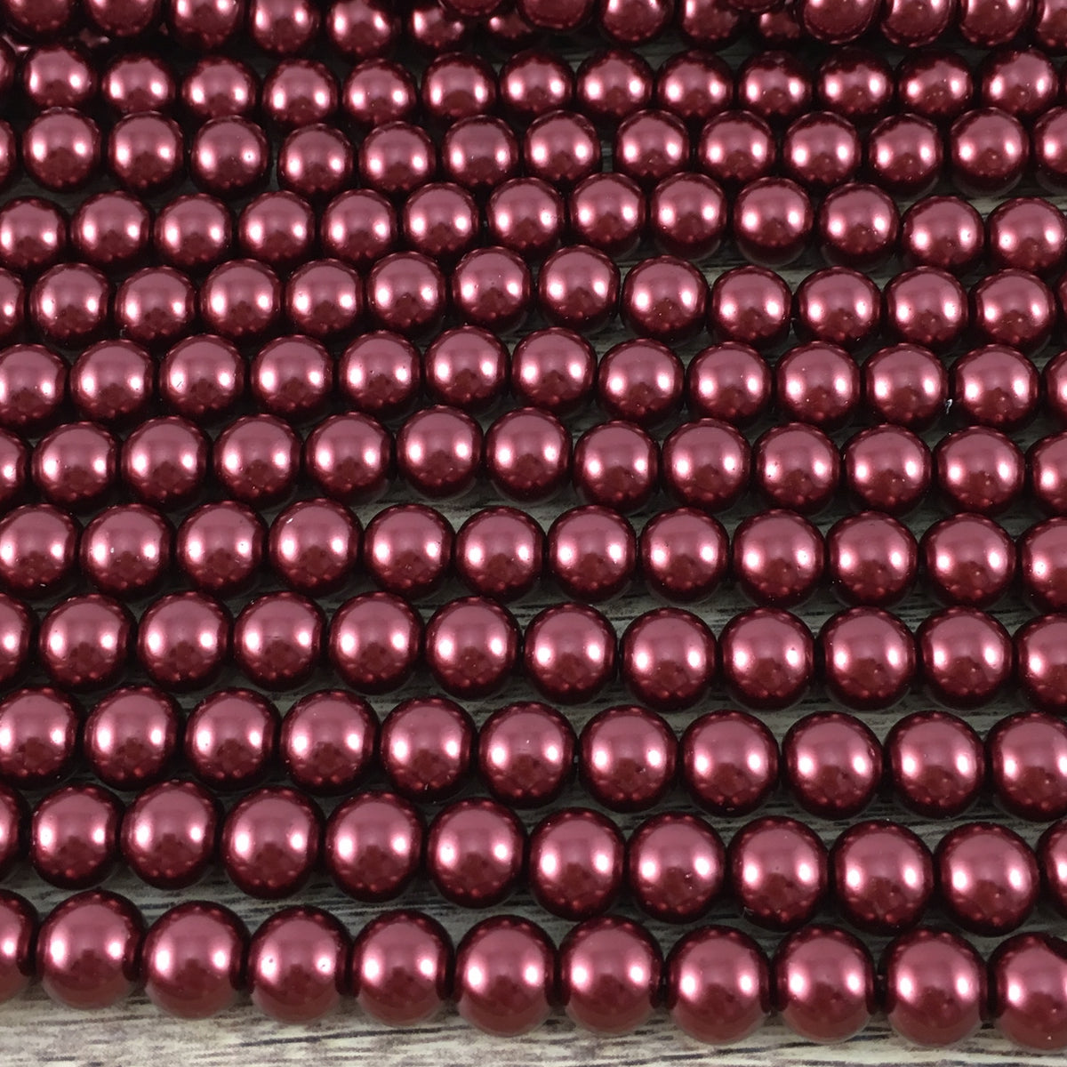8mm Dark Bronze Faux Glass Pearl | Bellaire Wholesale