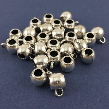 Alloy Rhodium Plated Round Charm Hanger | Bellaire Wholesale