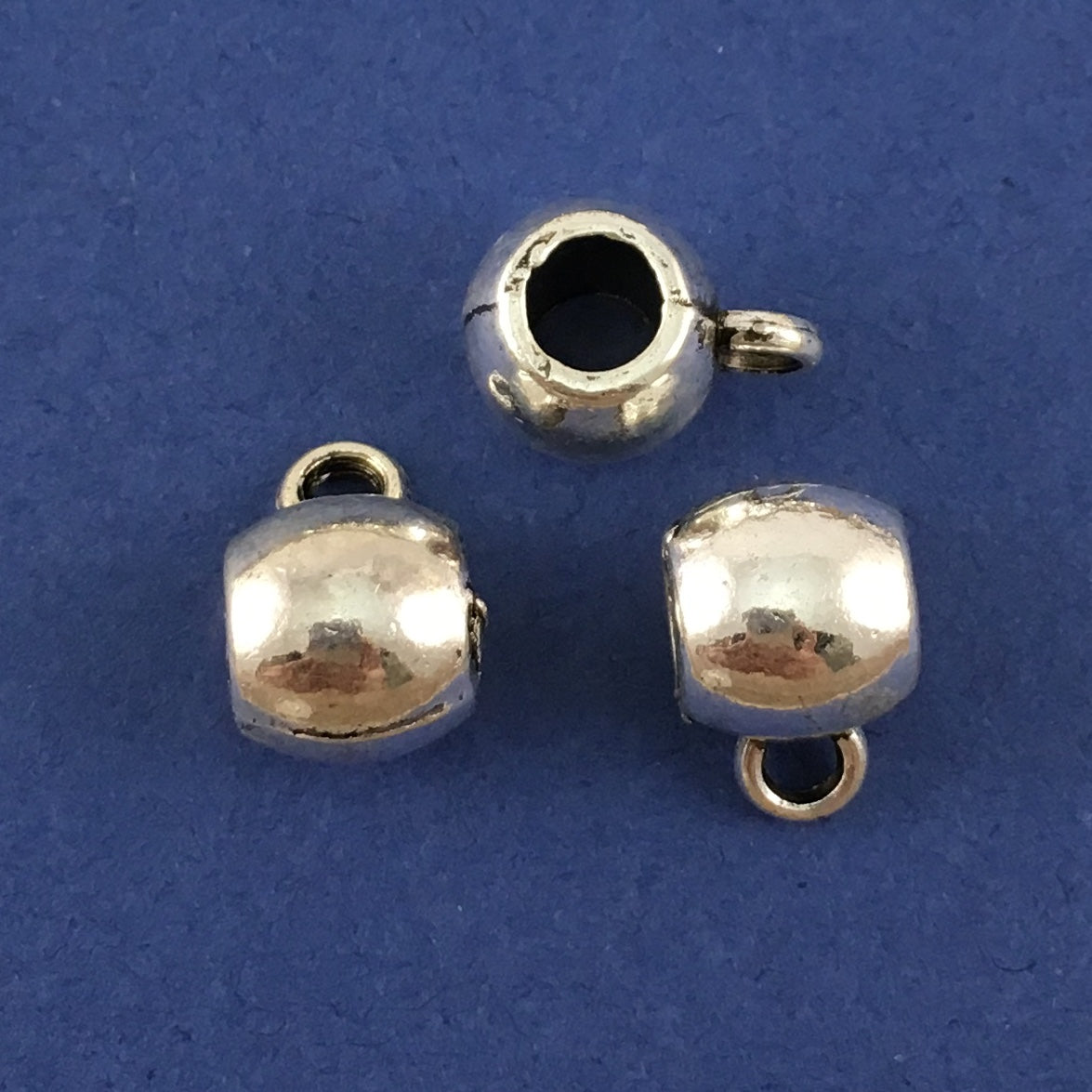 Alloy Rhodium Plated Round Charm Hanger | Bellaire Wholesale