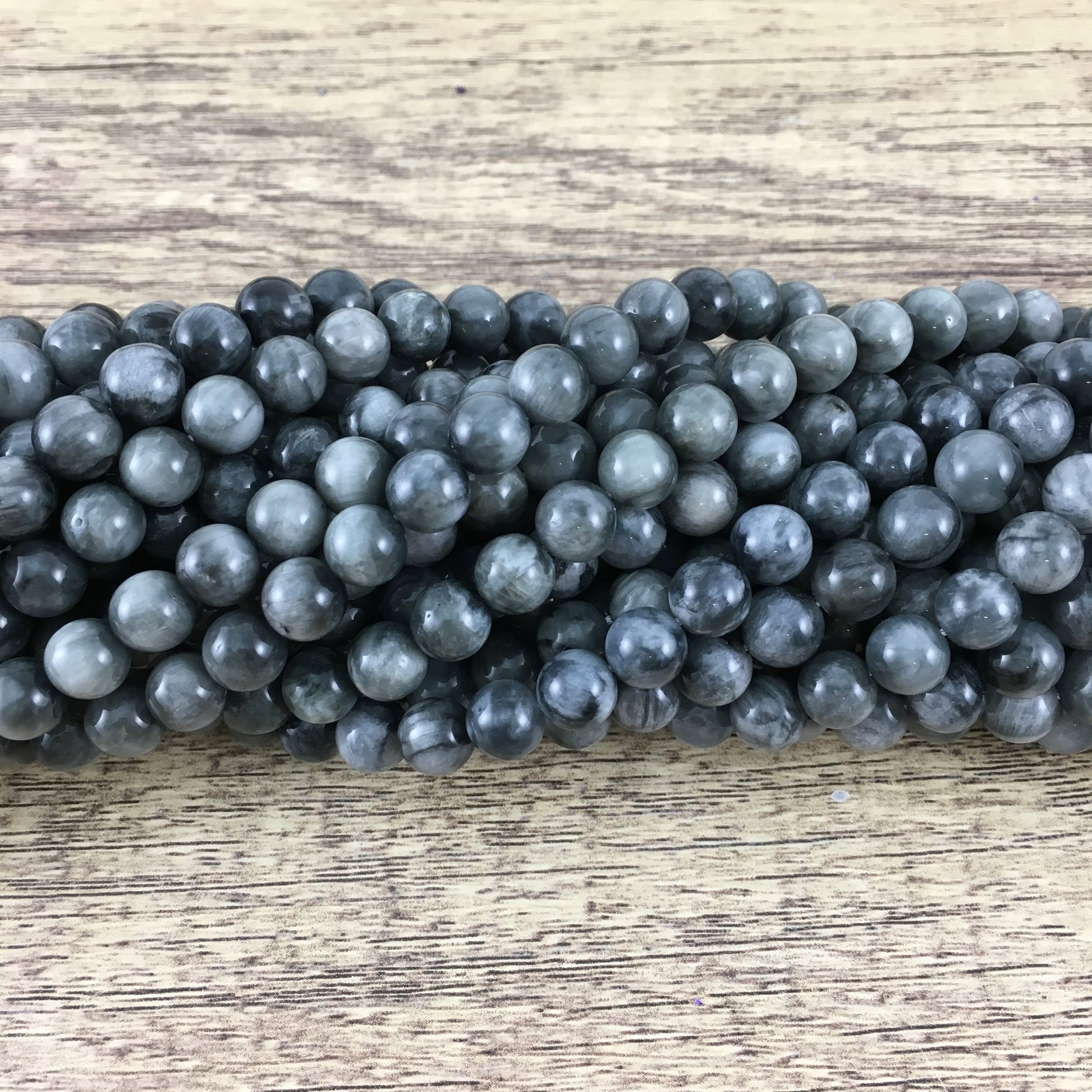 6mm Eagle Eye Grey Bead | Bellaire Wholesale