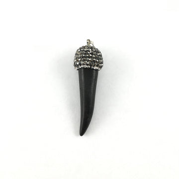 Black Agate Drop Pendant | Bellaire Wholesale