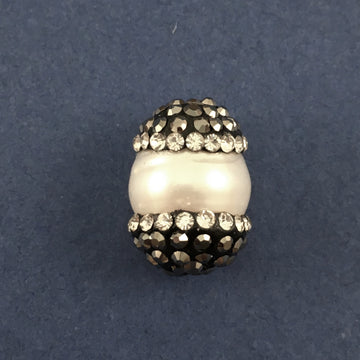 Mother of Pearl Pave Bead | Bellaire Wholesale