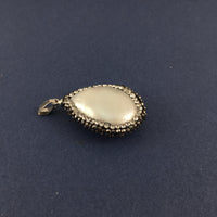 Mother of Pearl Pendant with Pave Stones | Bellaire Wholesale