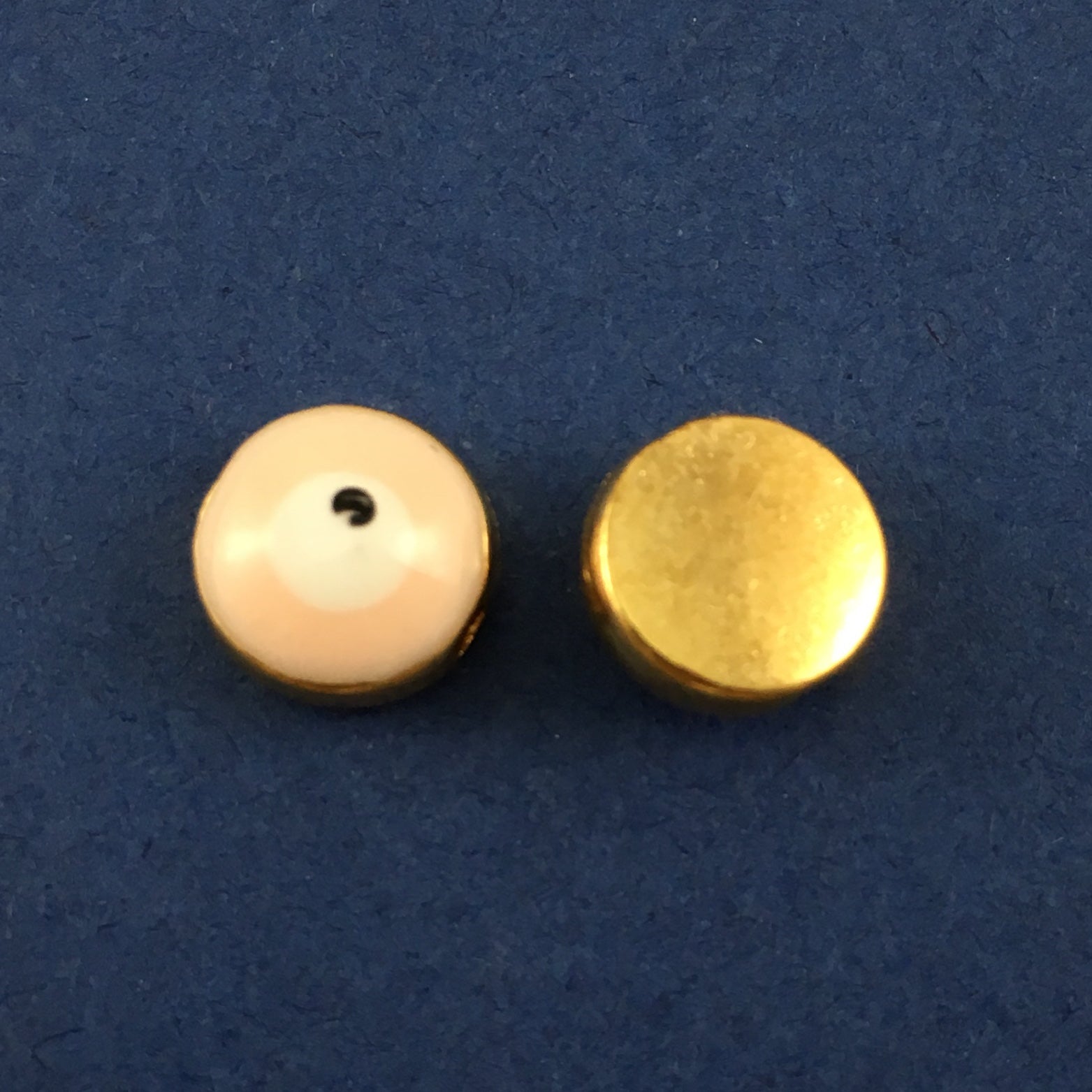 Alloy Beads Pink Evil Eye Round Beads | Bellaire Wholesale