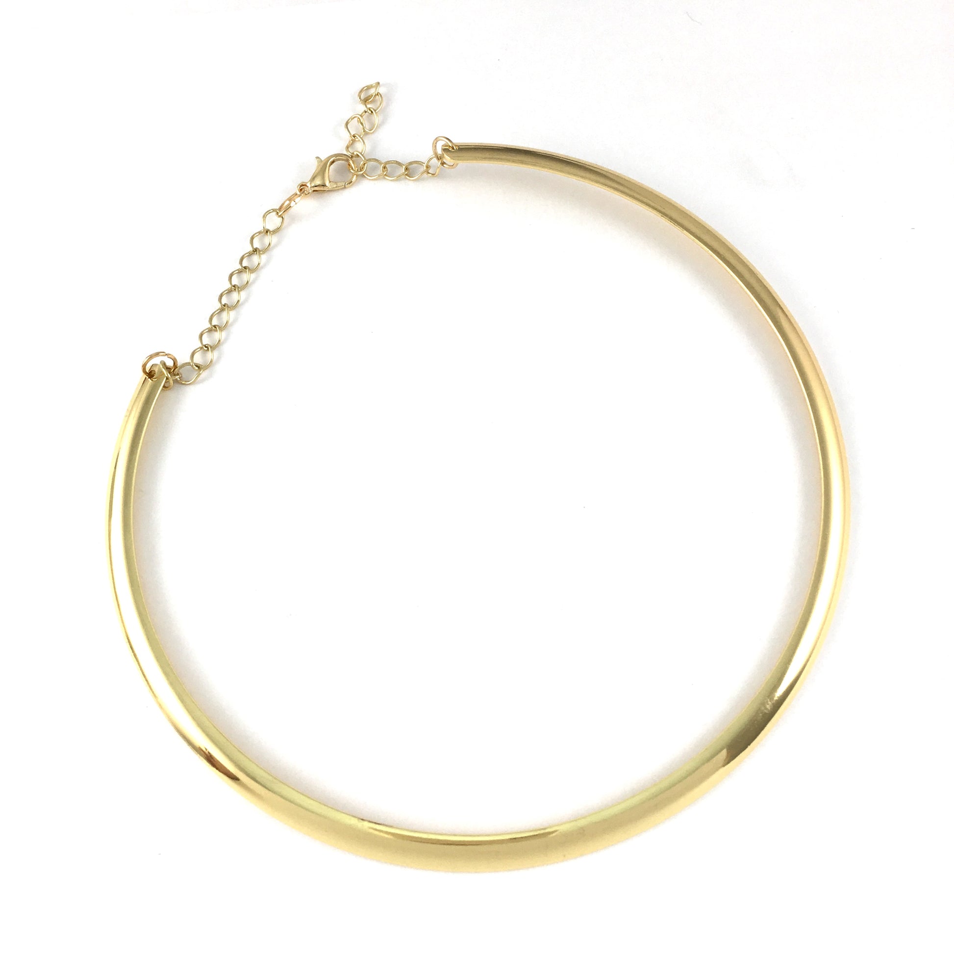 Boho Style Chain Choker White Bullet Necklace | Bellaire Wholesale