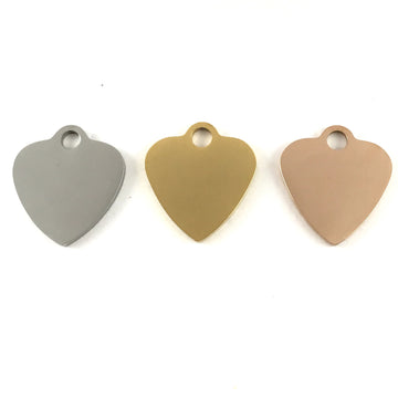 Custom Name Charm Heart or Round Name Personalized Charm | Bellaire Wholesale
