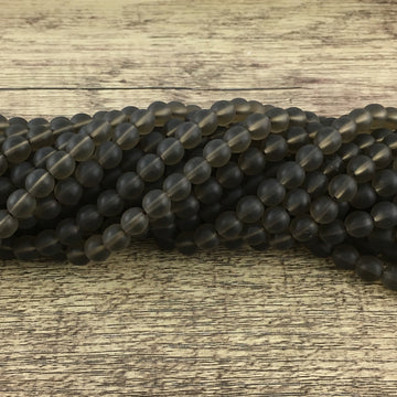 10mm Matte Smoky Quartz Bead | Bellaire Wholesale