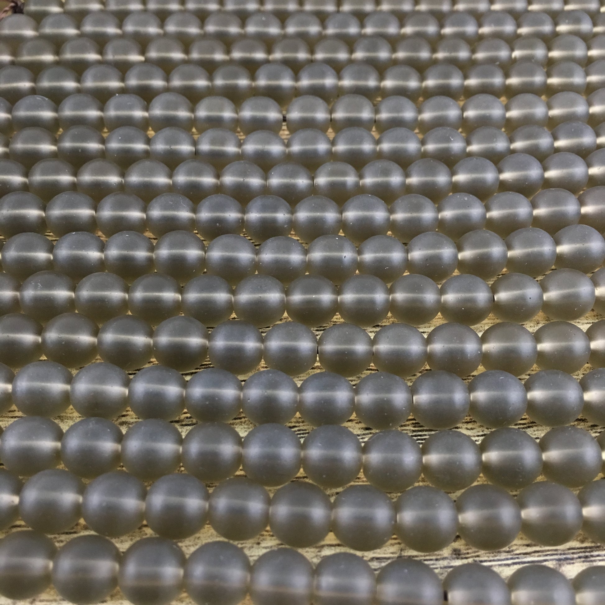 12mm Matte Smoky Quartz Bead | Bellaire Wholesale