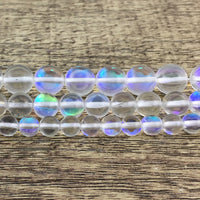 10mm Clear Mystic Aura Beads | Bellaire Wholesale