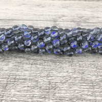 8mm Grey Mystic Aura Beads | Bellaire Wholesale