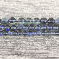 6mm Grey Mystic Aura Beads | Bellaire Wholesale
