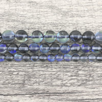 10mm Grey Mystic Aura Beads | Bellaire Wholesale