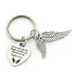 For all he will order Psalm 91:11 Custom Keychain | Bellaire Wholesale