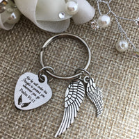 For all he will order Psalm 91:11 Custom Keychain | Bellaire Wholesale