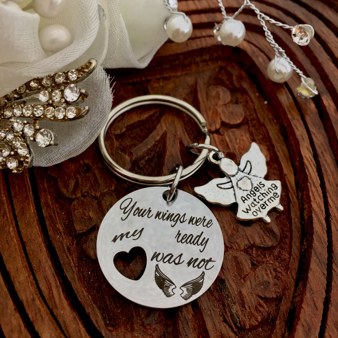Your Wings were ready... Custom Keychain | Bellaire Wholesale