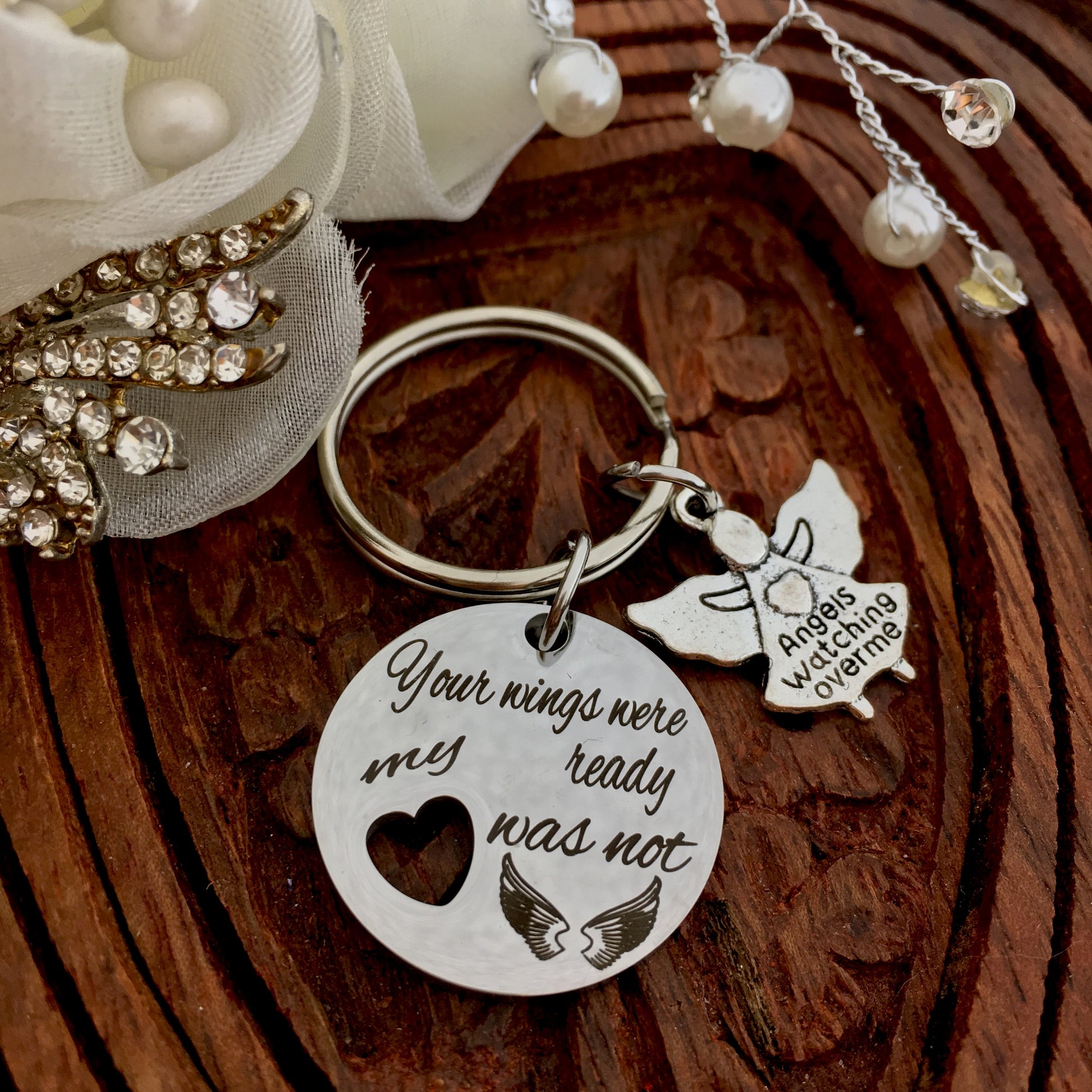 Your Wings were ready... Custom Keychain | Bellaire Wholesale