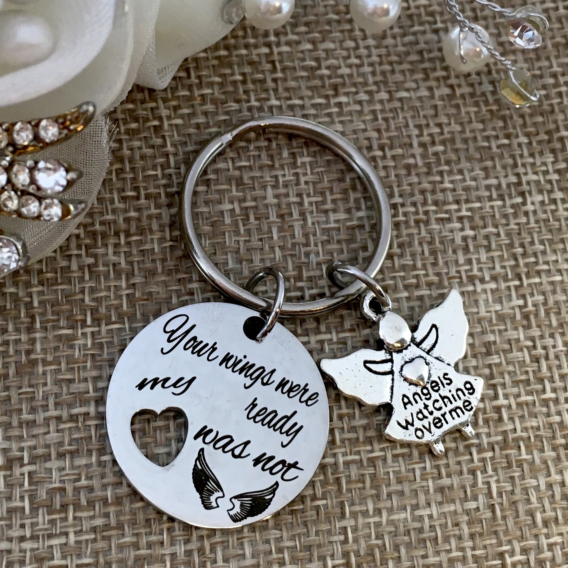 Your Wings were ready... Custom Keychain | Bellaire Wholesale